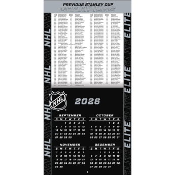 NHL termékek naptár Elite 2027 Wall