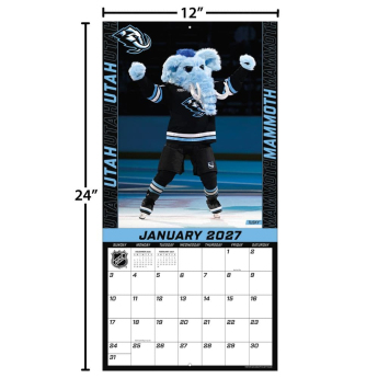 NHL termékek naptár Mascots 2027 Wall