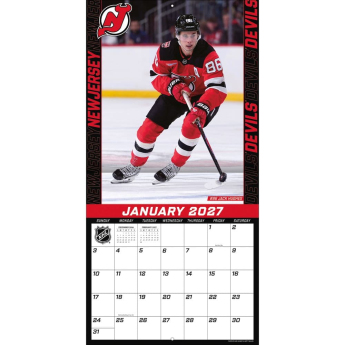 New Jersey Devils naptár NHL 2027 Wall