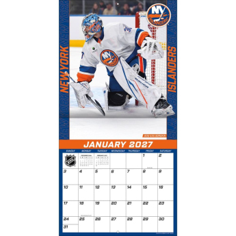 New York Islanders naptár NHL 2027 Wall