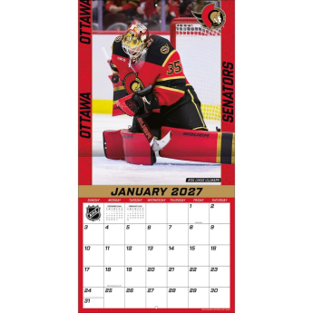 Ottawa Senators naptár NHL 2027 Wall