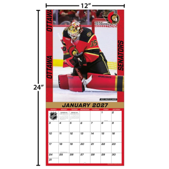 Ottawa Senators naptár NHL 2027 Wall