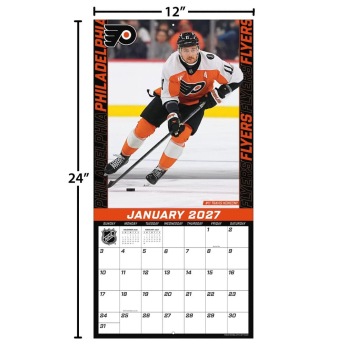 Philadelphia Flyers naptár NHL 2027 Wall