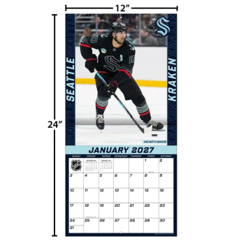 Seattle Kraken naptár NHL 2027 Wall