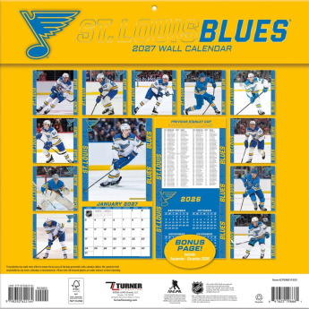 St. Louis Blues naptár NHL 2027 Wall
