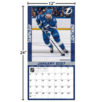 Tampa Bay Lightning naptár NHL 2027 Wall
