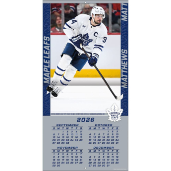 Toronto Maple Leafs naptár NHL #34 Auston Matthews 2027 Wall
