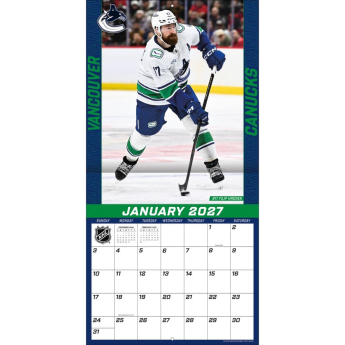 Vancouver Canucks naptár NHL 2027 Wall