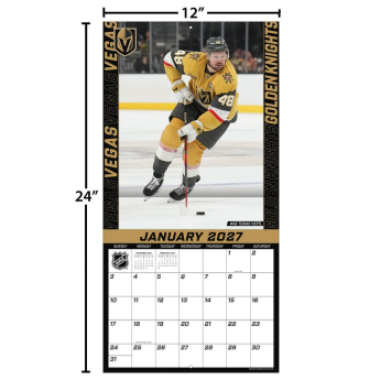 Vegas Golden Knights naptár NHL 2027 Wall