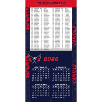 Washington Capitals naptár NHL 2027 Wall