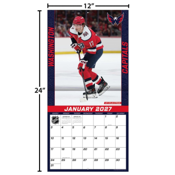 Washington Capitals naptár NHL 2027 Wall