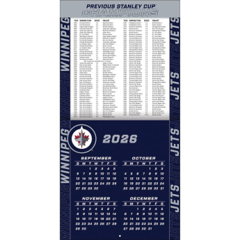 Winnipeg Jets naptár NHL 2027 Wall