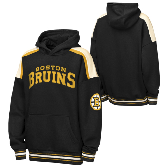 Boston Bruins gyerek kapucnis pulóver NHL Camaraderie Oversized Colorblock Fleece