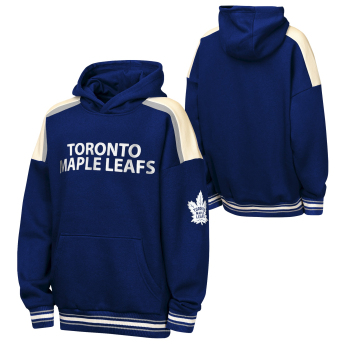 Toronto Maple Leafs gyerek kapucnis pulóver NHL Camaraderie Oversized Colorblock Fleece