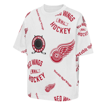 Detroit Red Wings gyerek póló NHL Unstoppable All Over Print Short Sleeve Elevated