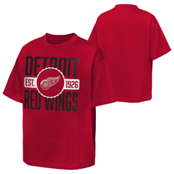 Detroit Red Wings gyerek póló NHL Shot Speed Short Sleeve Elevated
