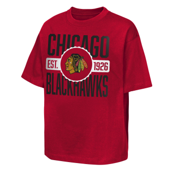Chicago Blackhawks gyerek póló NHL Shot Speed Short Sleeve Elevated