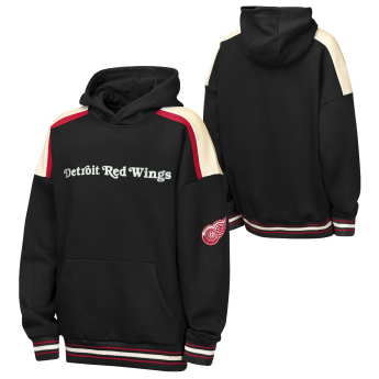 Detroit Red Wings gyerek kapucnis pulóver NHL Camaraderie Oversized Colorblock Fleece