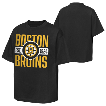 Boston Bruins gyerek póló NHL Shot Speed Short Sleeve Elevated