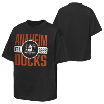 Anaheim Ducks gyerek póló NHL Shot Speed Short Sleeve Elevated
