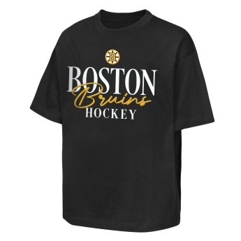 Boston Bruins gyerek póló NHL Overtime Winner Short Sleeve Elevated