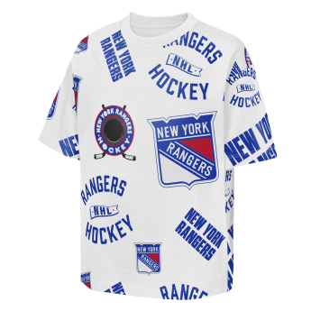 New York Rangers gyerek póló NHL Unstoppable All Over Print Short Sleeve Elevated