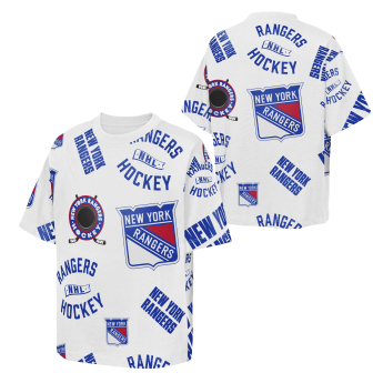 New York Rangers gyerek póló NHL Unstoppable All Over Print Short Sleeve Elevated