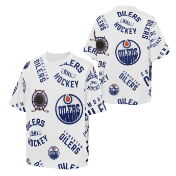 Edmonton Oilers gyerek póló NHL Unstoppable All Over Print Short Sleeve Elevated