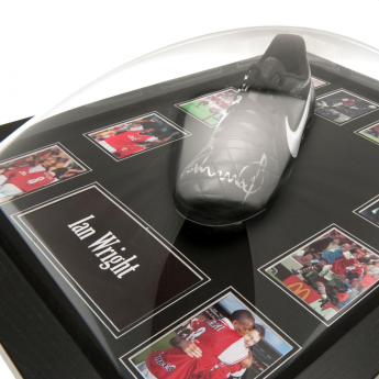 Legendák bekeretezett futballcipő FC Arsenal Wright Signed Boot (Framed)
