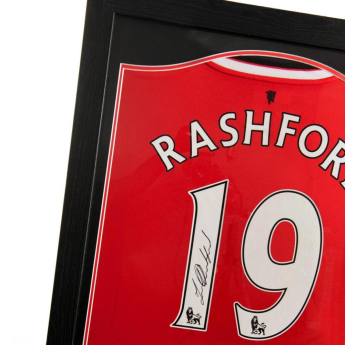 Legendák bekeretezett mez Manchester United Rashford Signed Shirt (Framed)