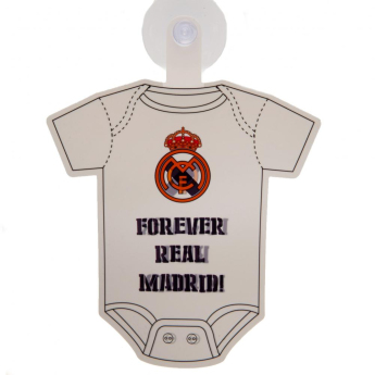 Real Madrid mini autós body Baby On Board Sign