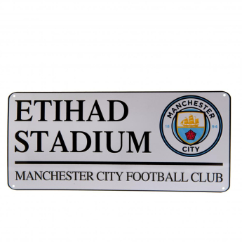 Manchester City fali tábla Street Sign