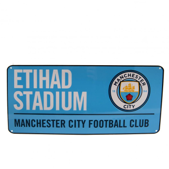 Manchester City fali tábla Street Sign BL