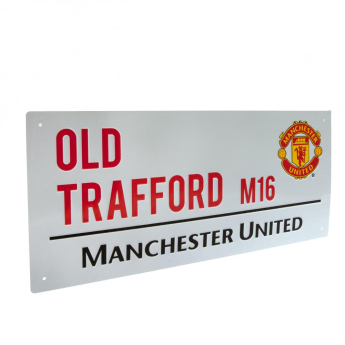 Manchester United fali tábla Street Sign