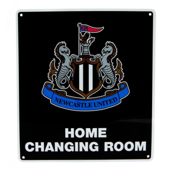 Newcastle United fém tábla Home Changing Room Sign