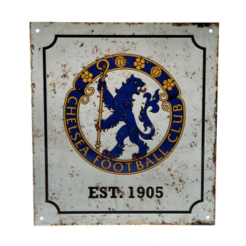 FC Chelsea fali tábla Retro Logo Sign