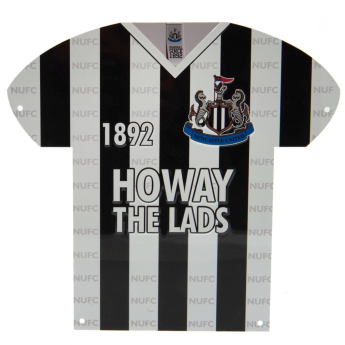 Newcastle United fém tábla Metal Shirt Sign