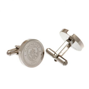 Manchester City mandzsettagomb Stainless Steel Cufflinks CR