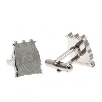 Manchester City mandzsettagomb Stainless Steel Cufflinks CR EC