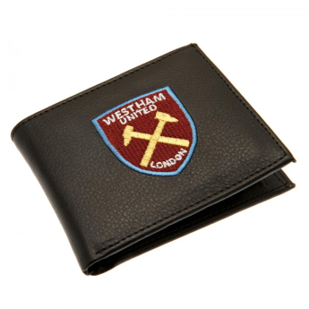 West Ham United technikai bőr pénztárca Embroidered Wallet