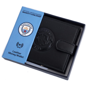 Manchester City bőr pénztárca Anti Fraud Wallet