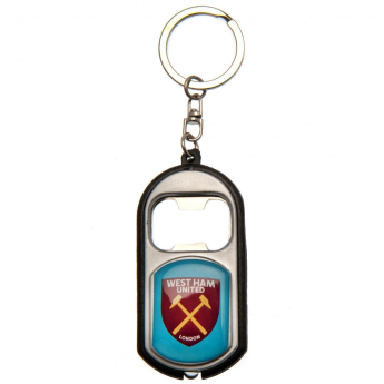 West Ham United kulcstartó üveg nyitóval Key Ring Torch Bottle Opener