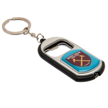 West Ham United kulcstartó üveg nyitóval Key Ring Torch Bottle Opener