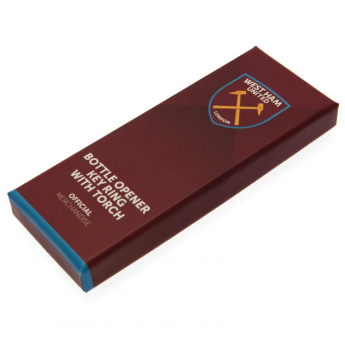 West Ham United kulcstartó üveg nyitóval Key Ring Torch Bottle Opener