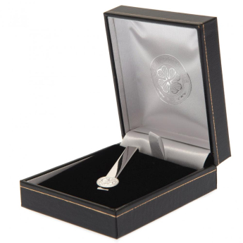 FC Celtic nyakkendő tű Silver Plated Tie Slide