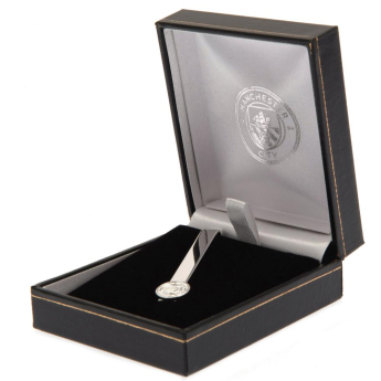 Manchester City nyakkendő tű Silver Plated Tie Slide