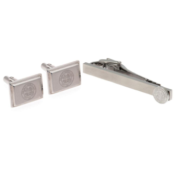 FC Celtic nyakkendő tű és mandzsettagomb szett Tie Slide & Cufflink Set
