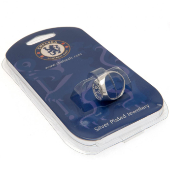 FC Chelsea gyűrű Silver Plated Crest Ring Small