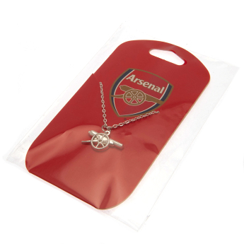 FC Arsenal nyaklánc medállal Silver Plated Pendant & Chain GN