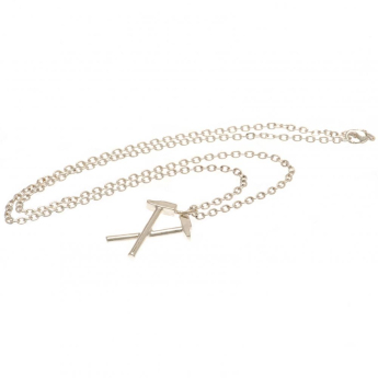 West Ham United nyaklánc medállal Silver Plated Pendant & Chain HM